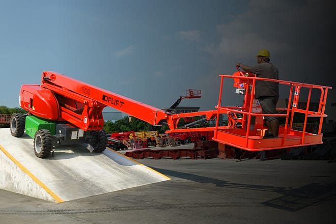 Электрические самоходные ножничные подъемники