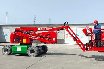 Коленчатый подъемник – быстрая доставка в короткие сроки