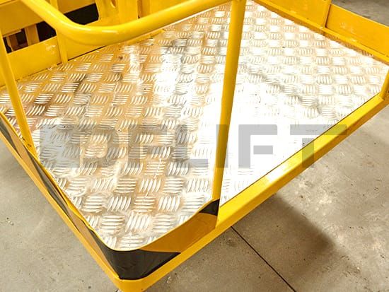 Aluminium alloy platform