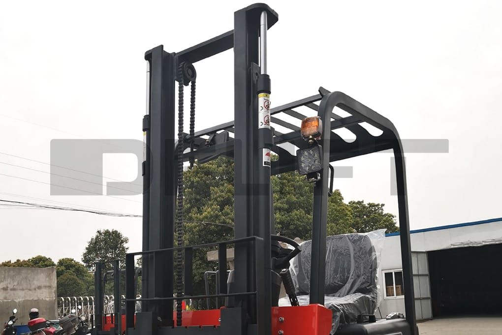 Double hydraulic lifting cylinder