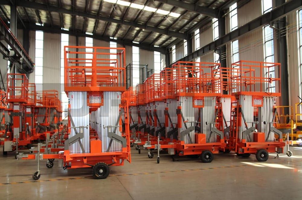 Aluminium alloy lift platform warehouse