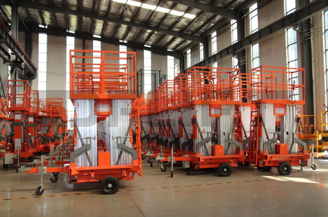 Aluminium alloy lift platform warehouse