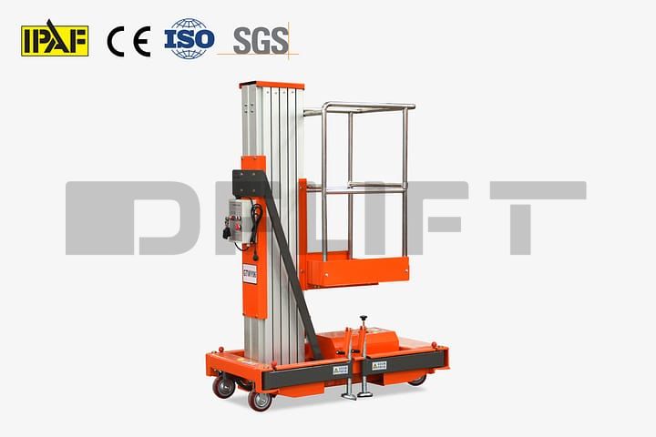 Z-axis manual lift platform 55mm travel precision optical
